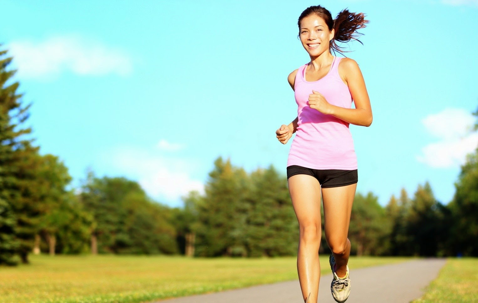 Running girls